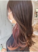 イヤリングカラー×ピンク【chouchou千葉・千葉】