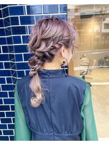 ワイ(wai)&nbsp;編みおろしアレンジ♪