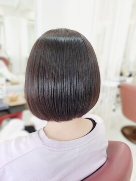 クオリス 赤塚店(QUALIS) 大人可愛い小顔前下がりボブ×ナチュラルボブ×ミニボブ20代30代
