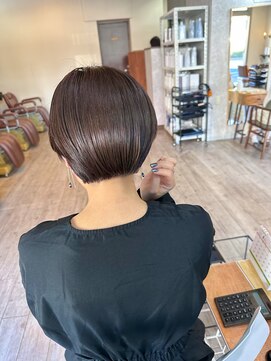 ミニム ヘアー(minim hair) 【minim×高橋】オリーブベージュ×ぷっっとボブ
