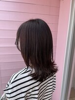 ポイントファイブバイソレイユ 藤沢店(.5 by SOLEIL)&nbsp;ブリーチなしでも可愛い！透明感ピンクブラウン♪