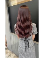 スリーク バイ ロイ 円町本店(sleek by roy)&nbsp;暖色系ならチェリーピンク。#ツヤ髪