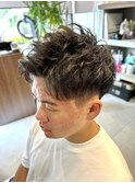 アップバングショート
