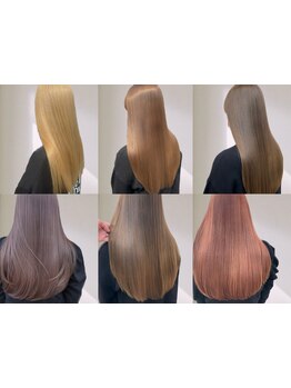 ブリーチしている方でも綺麗にします◆講師実績のあるスタッフが多数◆髪質改善縮毛矯正\12,800-[渋谷駅] 
