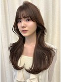 韓国/髪質改善/博多韓国ヘア/顔まわり/レイヤー/前髪/上通り