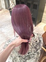 ヲタク(wotaku.)&nbsp;レッドカラー暖色カラーカシスカラー赤髪ダブルカラーボルドー