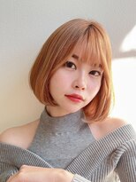 モアナ バイ ラナ 甚目寺店(MoanA BY LANA)&nbsp;韓国風/透明感カラー/オリーブアッシュ/ぱっつん前髪/小顔カット