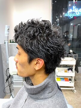 ノイセル 心斎橋(Noisyle) guest snap スパイキーショート×無造作パーマ