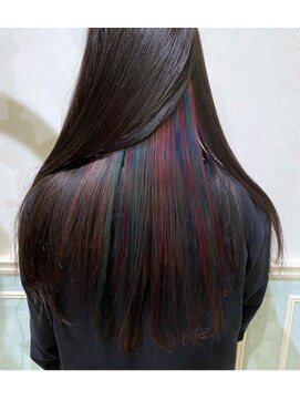 ヘアーサロン リアン 熊谷2号店(hair salon Rien) ユニコーンインナーカラー