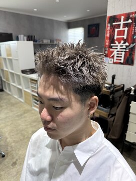 ミオ(Mio) 滋賀/南草津/メンズ美容室/波巻きツイストスパイラルパーマ