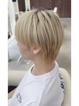 ヘアーアンドエステティック ヴェリス(hair&esthetic Velis) 【Velis】メンズダブルカラーブリーチマッシュウルフ