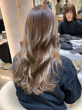 ロンド エスポワール 錦糸町(Lond espoir) ■メルティカラーフェミニンロング似合わせカットウェーブ韓国2