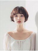 ゆるふわキュートショートボブ