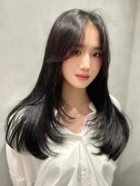 ニトバイアンキシム(nit by ahnkism)&nbsp;韓国風レイヤーカット顔まわりくびれオルチャン堀江