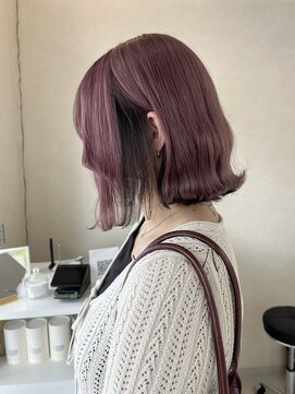 ミル(mir) lavender pink ×  inner Black