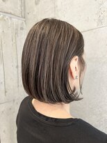 プラスシー(+C)&nbsp;ハイライトで透明感カラー！福岡ハイライト/福岡脱白髪染め