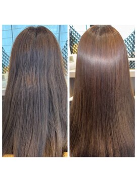 アロン(Allons Ginza) 【髪質改善】sins式シルク酸性ストレート/銀座