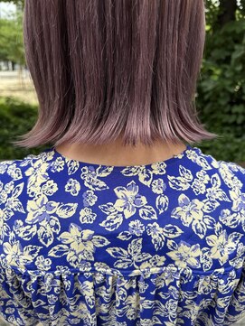 サル(saru) #ケアブリーチ × #バイオレットカラー