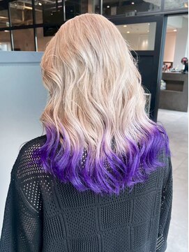 アルバム 銀座(ALBUM GINZA) ブリーチダブルカラーブロンドハイトーン韓国ヘア_ba559271