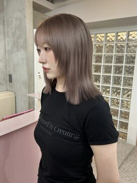 ペレ アネックス 大阪梅田茶屋町店(PELE ANNEX) くびれヘア/アプリコットオレンジ/夏のヘアアレンジ/梅田