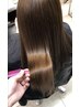【美髪】艶髪ストレート＋ミネラルケア　￥12100
