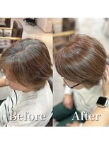 ファン 竹ノ塚店(F.U.N) 白髪ぼかし(ベージュ)白髪キレイにマイナス10歳