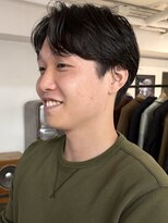 マカロニコースト(macaroni coast)&nbsp;ニュアンスセンターパートパーマ