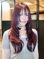 アルバム 新宿(ALBUM SHINJUKU)&nbsp;韓国ヘアロングウルフレイヤー似合わせカット_F1290