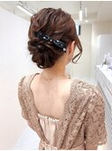 【SAKURA】上品シニヨンアレンジ♪