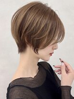 アッシュ 笹塚店(Ash)&nbsp;ミニウルフ/くすみブルー/イヤリングカラー/韓国ヘア[U24/笹塚]