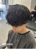 【無造作×束感】シャドウパーマ