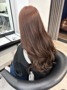 アース 青葉台店(HAIR&MAKE EARTH) ピンクブラウンカラー