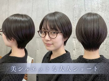 エヌアンドエー 草加店(N&A)の写真/【似合わせショート￥4400】骨格補正カットで小顔見せ♪扱いやすい上品ショート・ボブが人気
