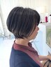 人気No1!!40%offくびれショート+白髪ぼかしハイライト艶カラー+Tr¥15312