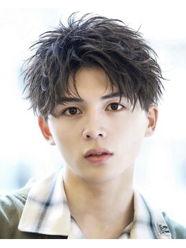 アストラ(ASTRA) MEN’S HAIR/波巻きツイストスパイラル/リバースセンターパート