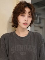 ノラ シブヤ(NORA) 小顔ミディアムパーマミディアムデジタルパーマボブパーマ前髪