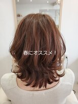 ヘアーズ 本店(HAIRZ)&nbsp;《HAIRZ》一原☆テラコッタミディ－レイヤー！