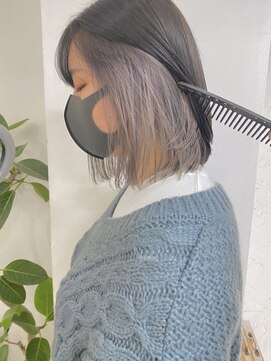 サンク 原宿 表参道(cinq) ダブルカラー/ケアブリーチ/インナーカラー/ハイライト[原宿]