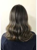 庵 ヘアー(hair)&nbsp;透明感抜群！バレイヤージュグラデーション(梅岡)