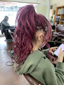 ビューティクララ 細江店 エクステ・ポニテ♪