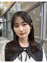 メゾンアクア 表参道(Maison ACQUA)&nbsp;似合わせシースルーバング　青山　表参道　前髪　似合わせカット