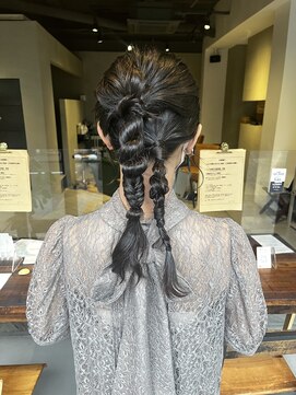 ヘアー アイス ルーチェ(HAIR ICI LUCE) ヘアセット 二次会ヘア お呼ばれヘア /中西