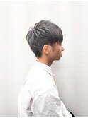 20代30代40代ナチュラル束感ショート爽やかツーブロックマッシュ