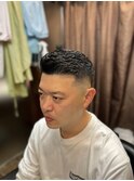 スキンフェード アイロンパーマ