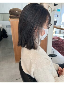 シエサロン(SHE SALON) 外ハネミディアム.ホワイトベージュインナー