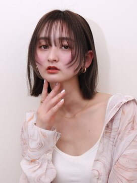 ヨファヘアー 岡本店(YOFA hair) ナチュラルストレートヘルシースタイルショコラアッシュ0303
