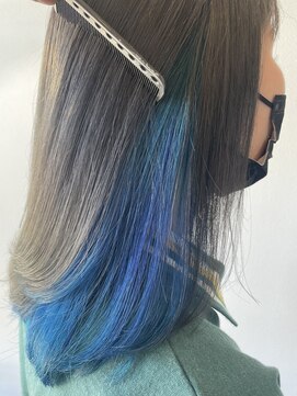 アンドアイズム(and.I'sm) インナーアッシュ/デザインカラー/ブリーチ1回[20代]