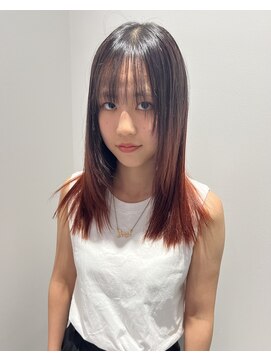 オリバイオハナ(Oli by ohana) グラデーションオレンジ/Oli by ohana/川崎西口美容院
