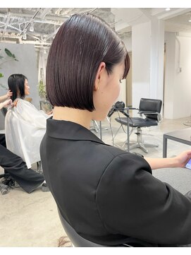 フォト イケブクロ(foto IKEBUKURO) ショート/ボブ/前髪カット/ブリーチなし×グレーベージュ[池袋]