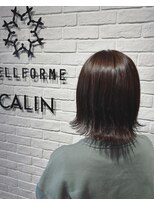 ヘア スパ ビューティー エールフォルム(HAIR SPA BEAUTY YELLFORME)&nbsp;透明感アッシュグレージュ×外ハネ